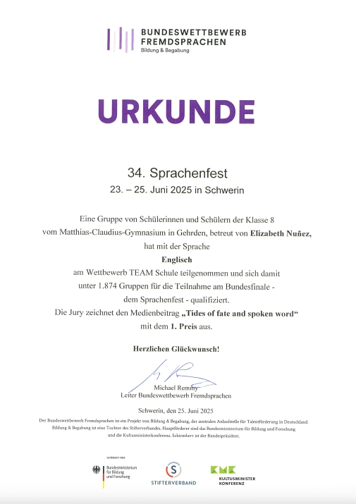 1. Platz beim Fremdsprachenwettbewerb auf Bundesebene.png 1. Platz beim Fremdsprachenwettbewerb auf Bundesebene.png
