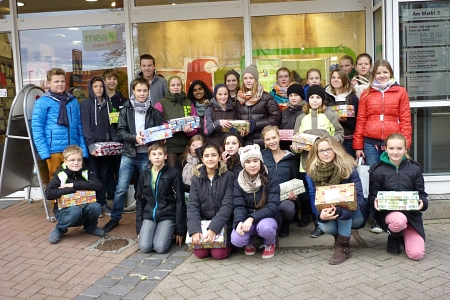 Aktion Weihnachten im Schuhkarton