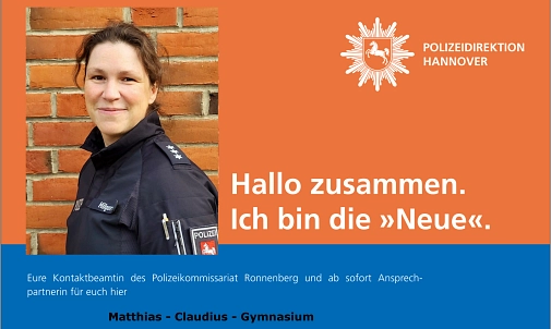 Kontaktbeamtin Kontaktbeamtin © Matthias-Claudius-Gymnasium
