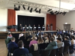 Podiumsdiskussion Die Teilnehmenden der Podiumsdiskussion am MCG Gehrden