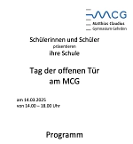 Tag der offenen Tür Tag der offenen Tür