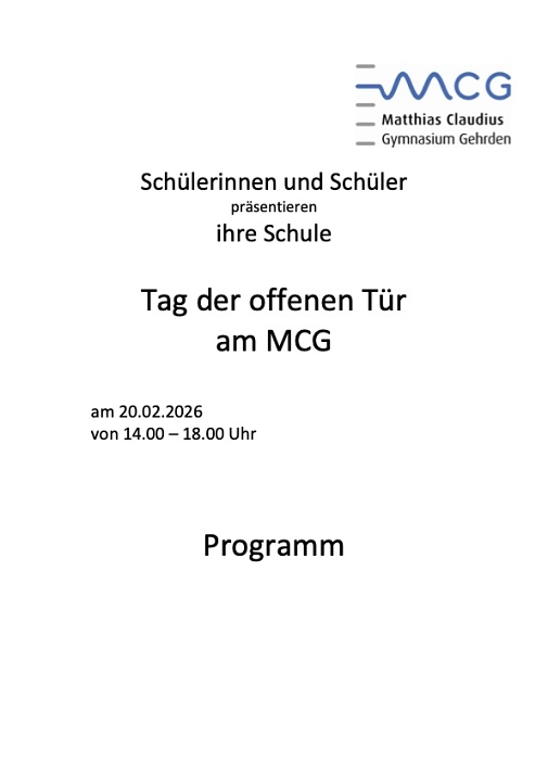 Tag der offenen Tür&nbsp;&copy;&nbsp;Matthias-Claudius-Gymnasium