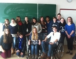 Umgang_mit_Behinderung_2 Schüler der 8. Klasse des katholischen Religionskurses